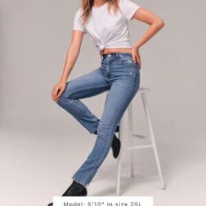 Abercrombie distressed skinny jeans